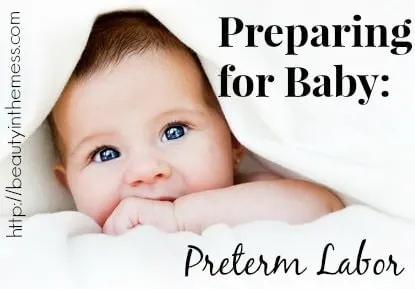 how to stop preterm labor at home