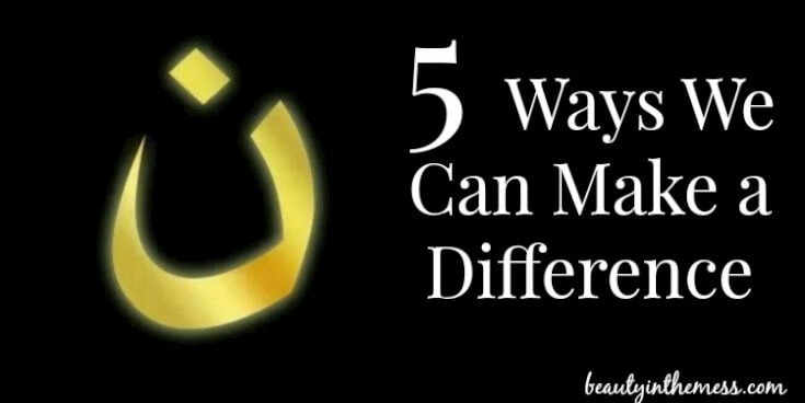 Perspective: 5 Ways We Can Make a Difference