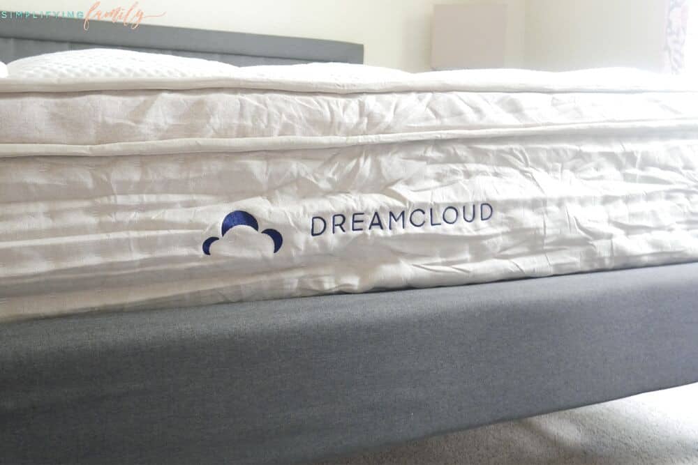 tips for better sleep - mattress with DreamCloud logo