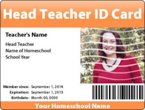 FREE Homeschool ID Cards For Teacher And Students With 3 Extra Options