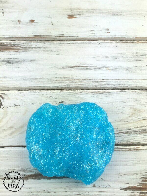 Awesome Frozen Slime Recipe with Glitter Glue 3