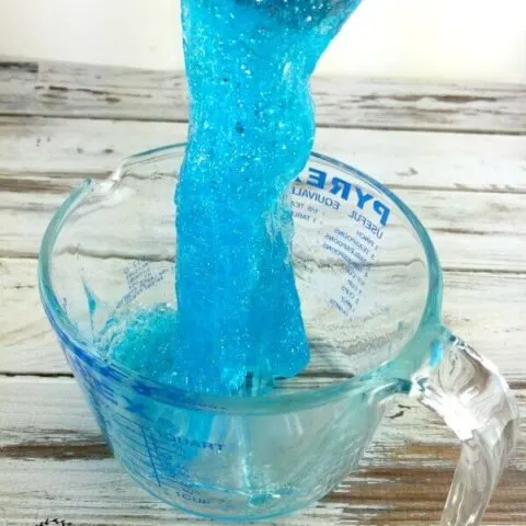 Easy Frozen Glitter Slime Recipe