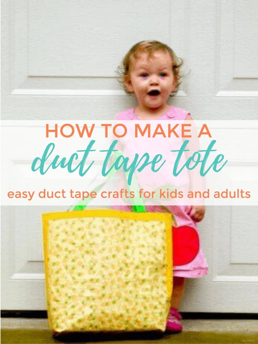 How to Make This Easy Duct Tape Tote Bag With 1 Product 1