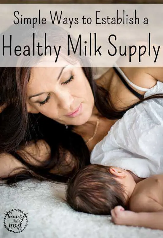 Simple Ways to Establish a Healthy Milk Supply