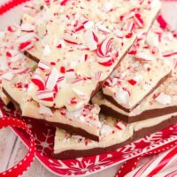 Peppermint Bark with Candy Canes