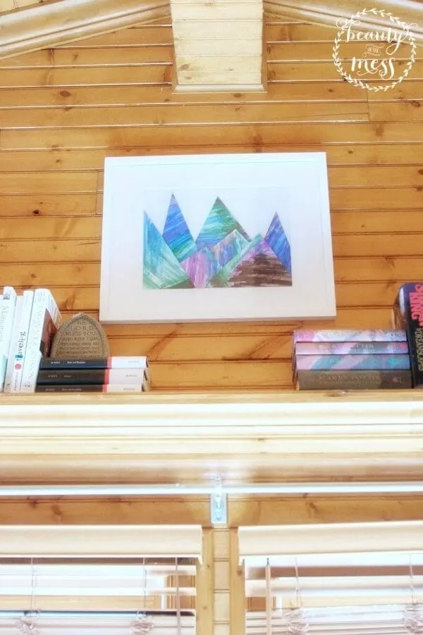 DIY Mountain Artwork - Beauty in the Mess