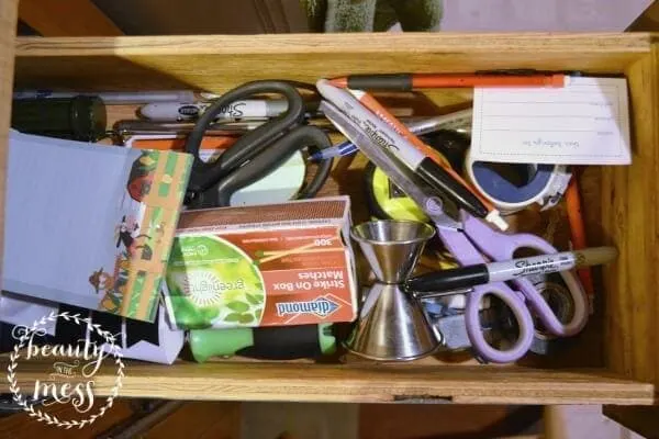 Messy Junk Drawer - Beauty in the Mess