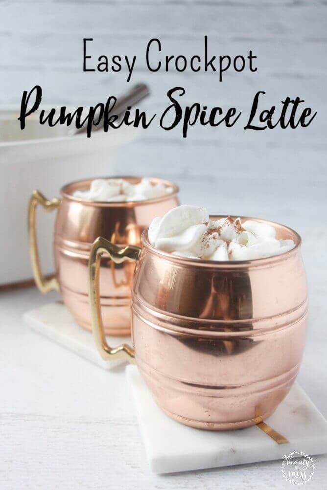 Easy Crockpot Pumpkin Spice Latte for Your Next Gathering 1
