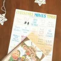 Christmas Movie Bingo Printable with movie