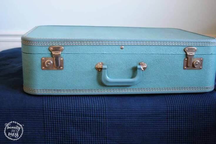 toy organization ideas - Vintage Suitcases are Attractive Toy Storage
