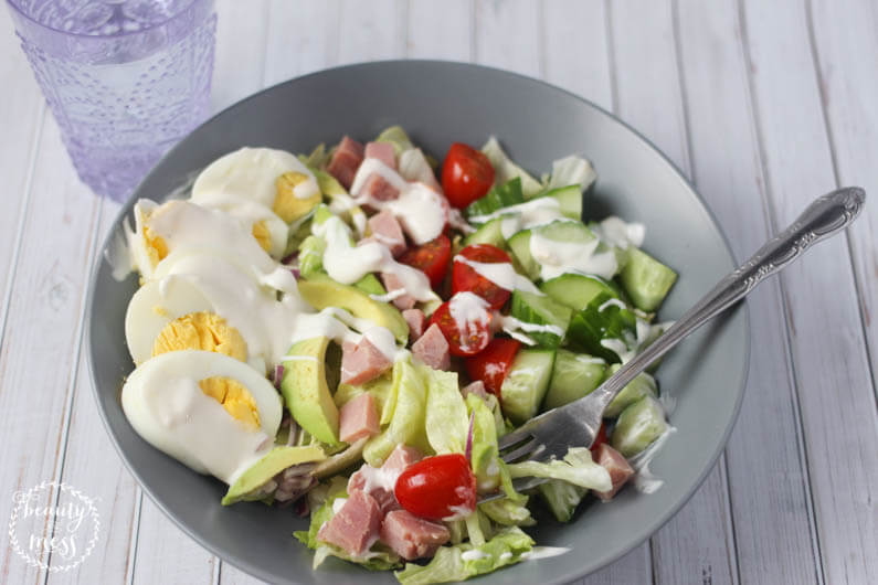The Perfect Summer Cobb Salad with Homemade Dressing