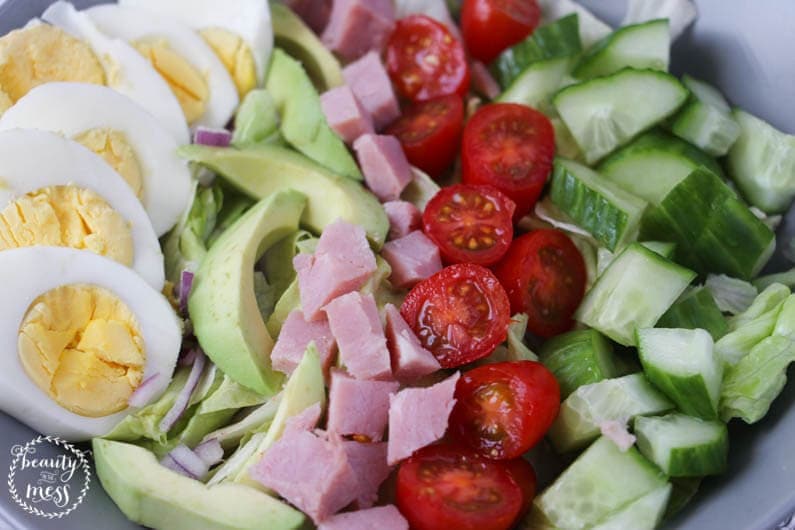 The Perfect Summer Cobb Salad with Homemade Dressing 1