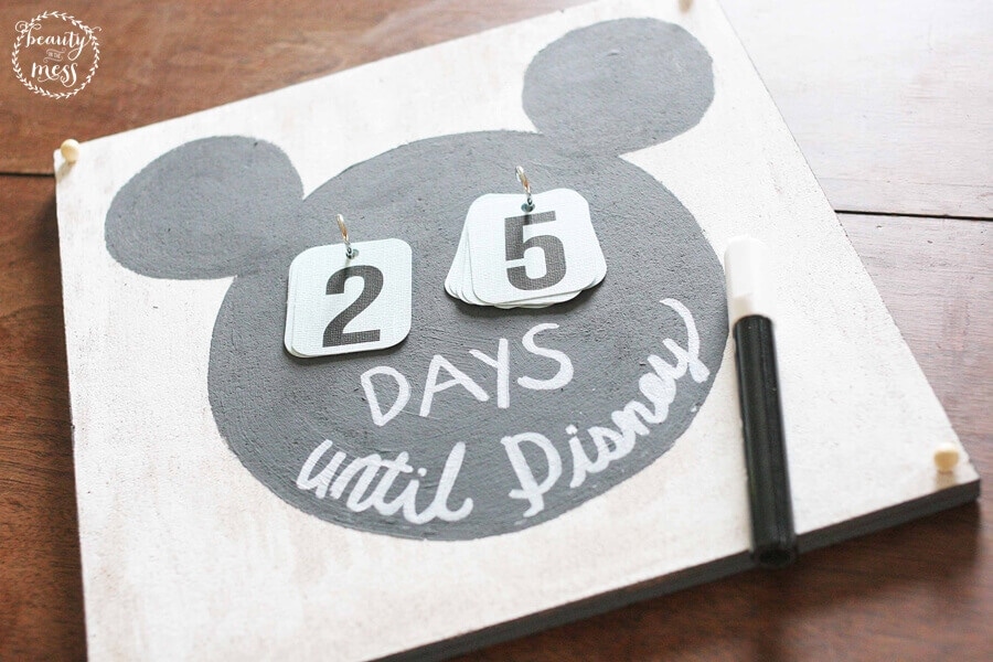 Easy and Magical Disney Countdown Calendar You Can Make Yourself In 5 Easy Steps