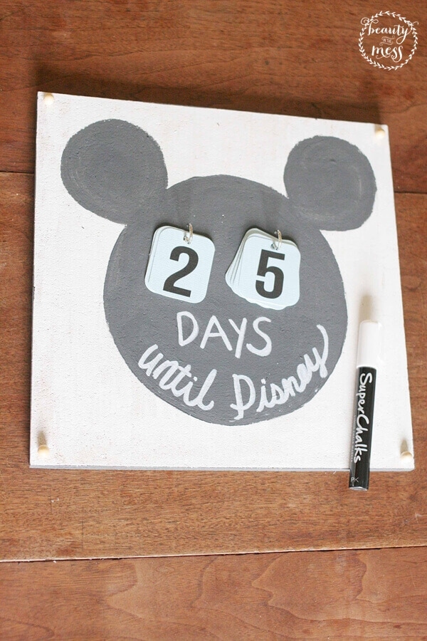 Easy and Magical Disney Countdown Calendar You Can Make Yourself In 5 Easy Steps 9