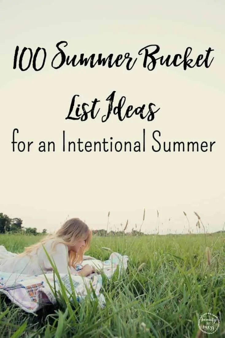 100 Summer Bucket List Ideas