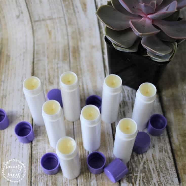 All-Natural Lip Balm Recipe with Lavender and Grapefruit Essential Oils 2