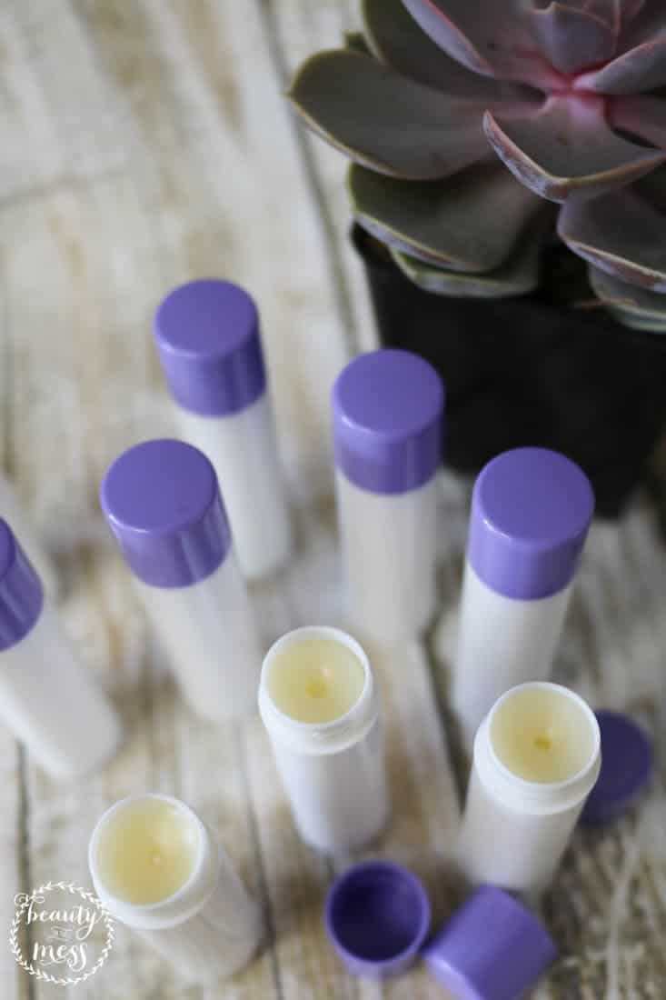 All-Natural Lip Balm Recipe with Lavender and Grapefruit Essential Oils 1