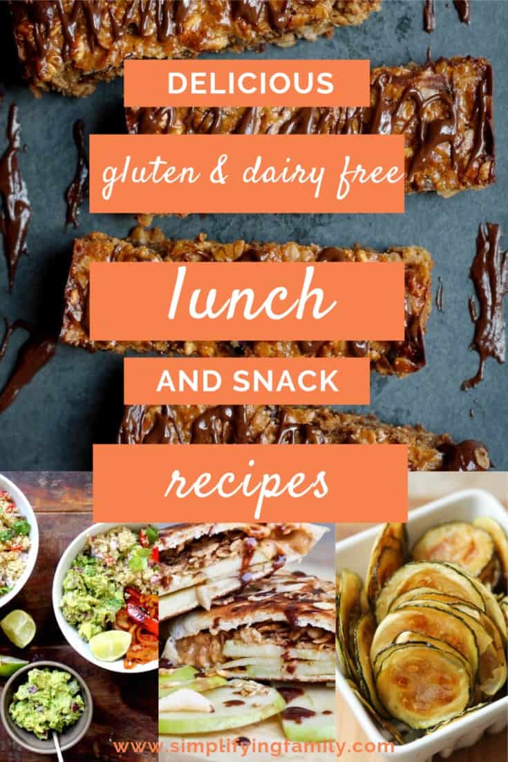 24 Gluten Free and Dairy Free Snacks and Lunch Recipes 5