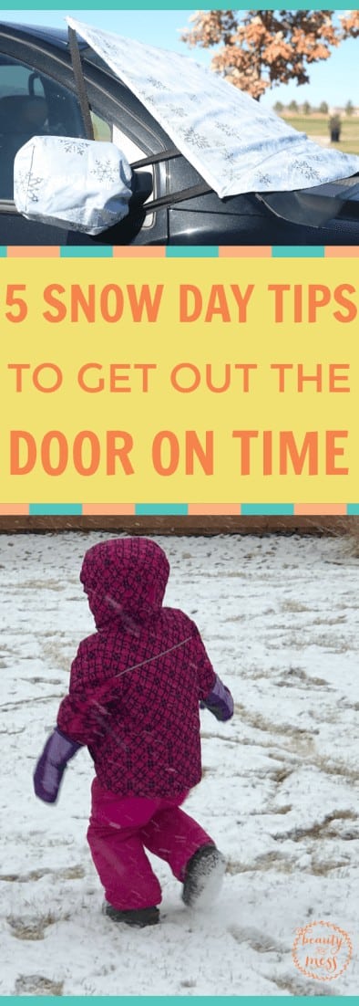 Save Your Sanity With 5 Snow Day Tips to Get Out the Door on Time 1