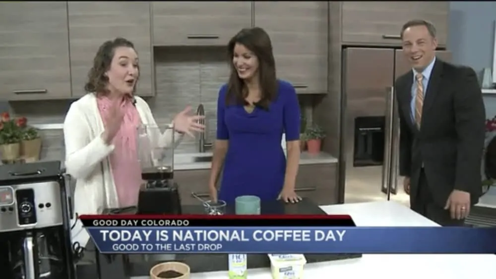 National Coffee Day TV Segment