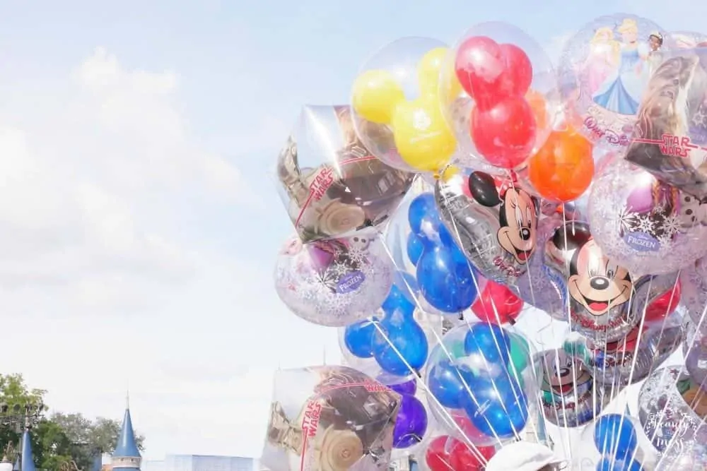 Magic Kingdom Balloons Walt Disney World Preschoolers