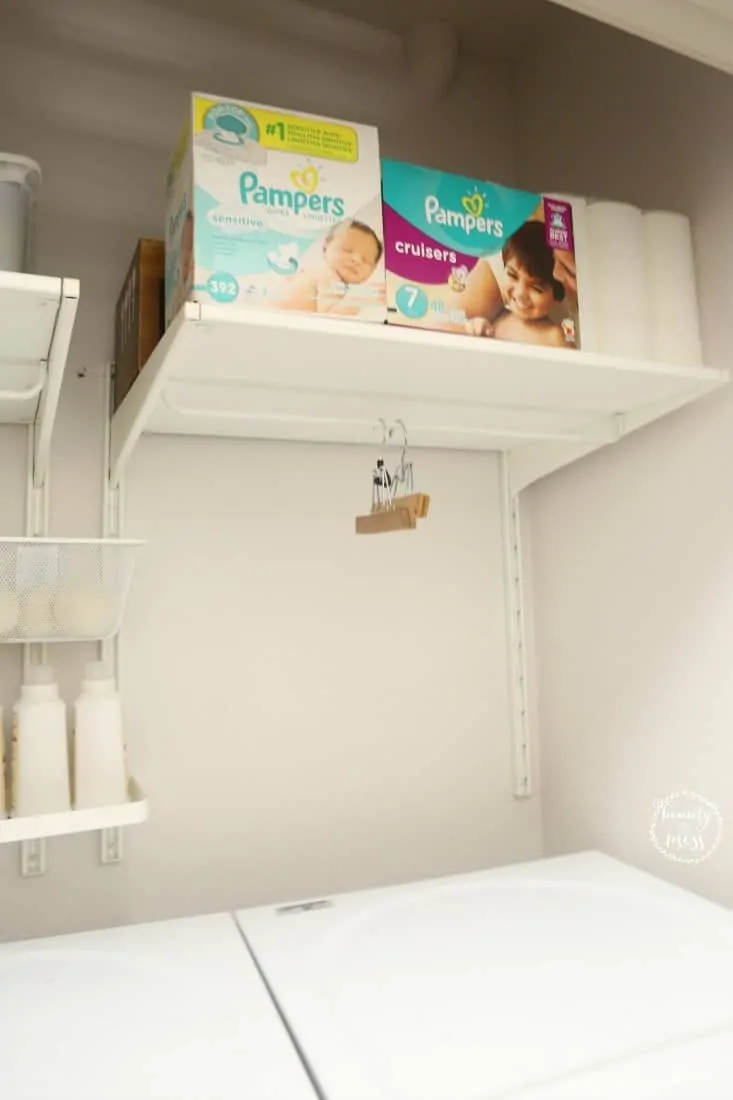 Diapers and Wipes Storage Stocked Up