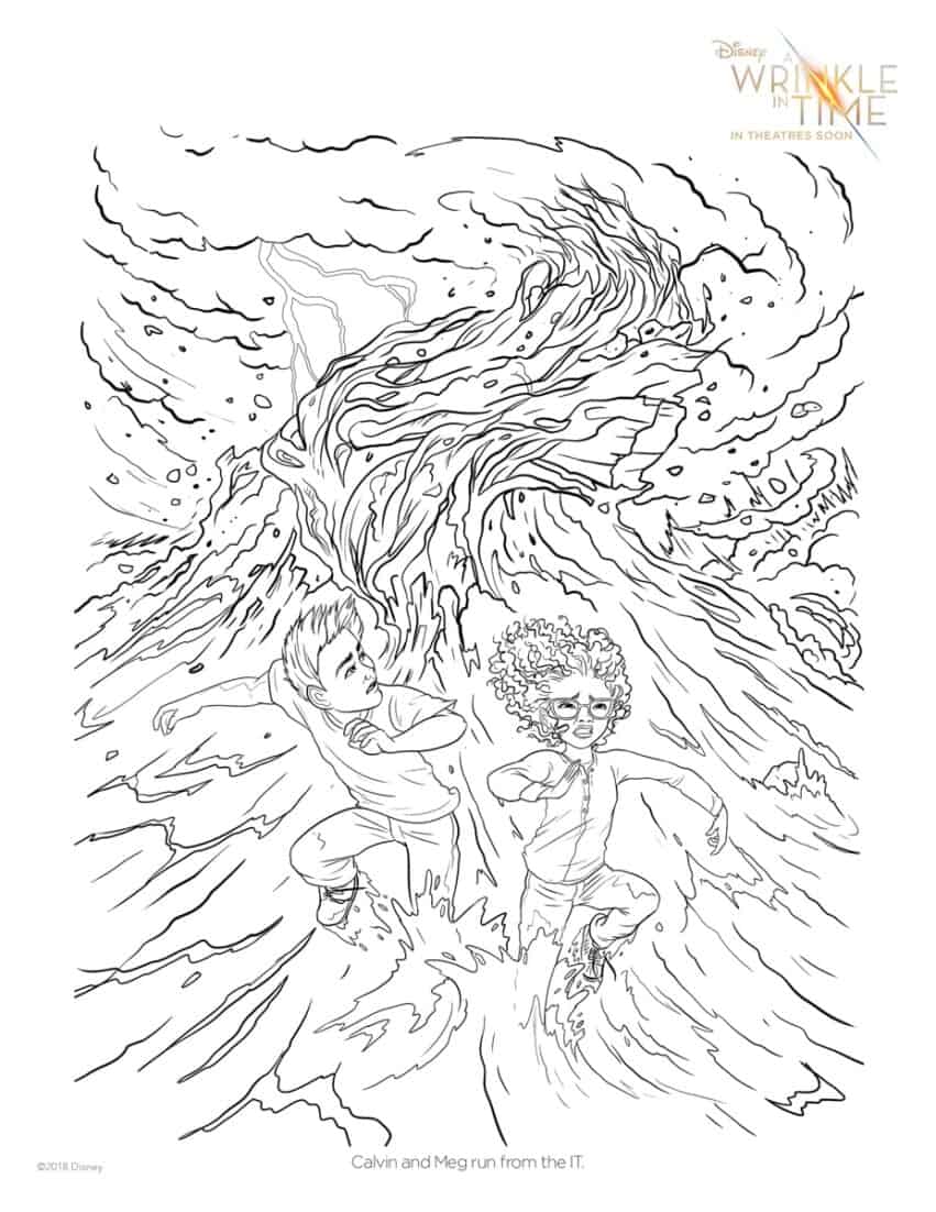 A Wrinkle in Time Coloring Pages and Activity Sheets 2