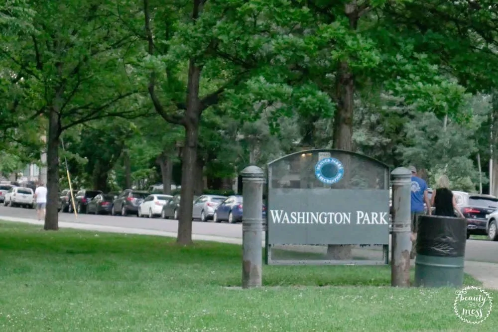 Washington Park Sign Donate Life