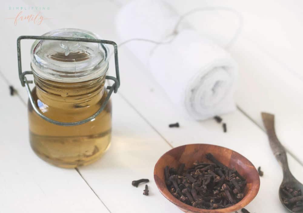 DIY Simple Clove Mouthwash with Only Two Ingredients