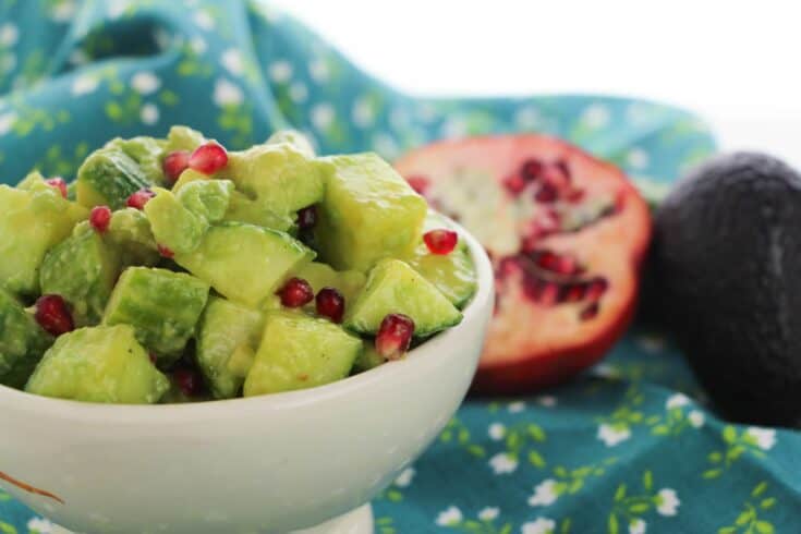Refreshing Avocado and Cucumber Salad That Is Perfect for Summer 2
