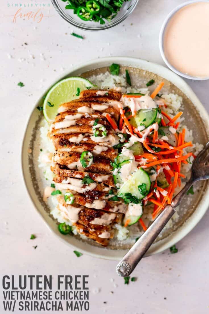 Delicious Chicken Rice Bowl with Sriracha Mayo 1
