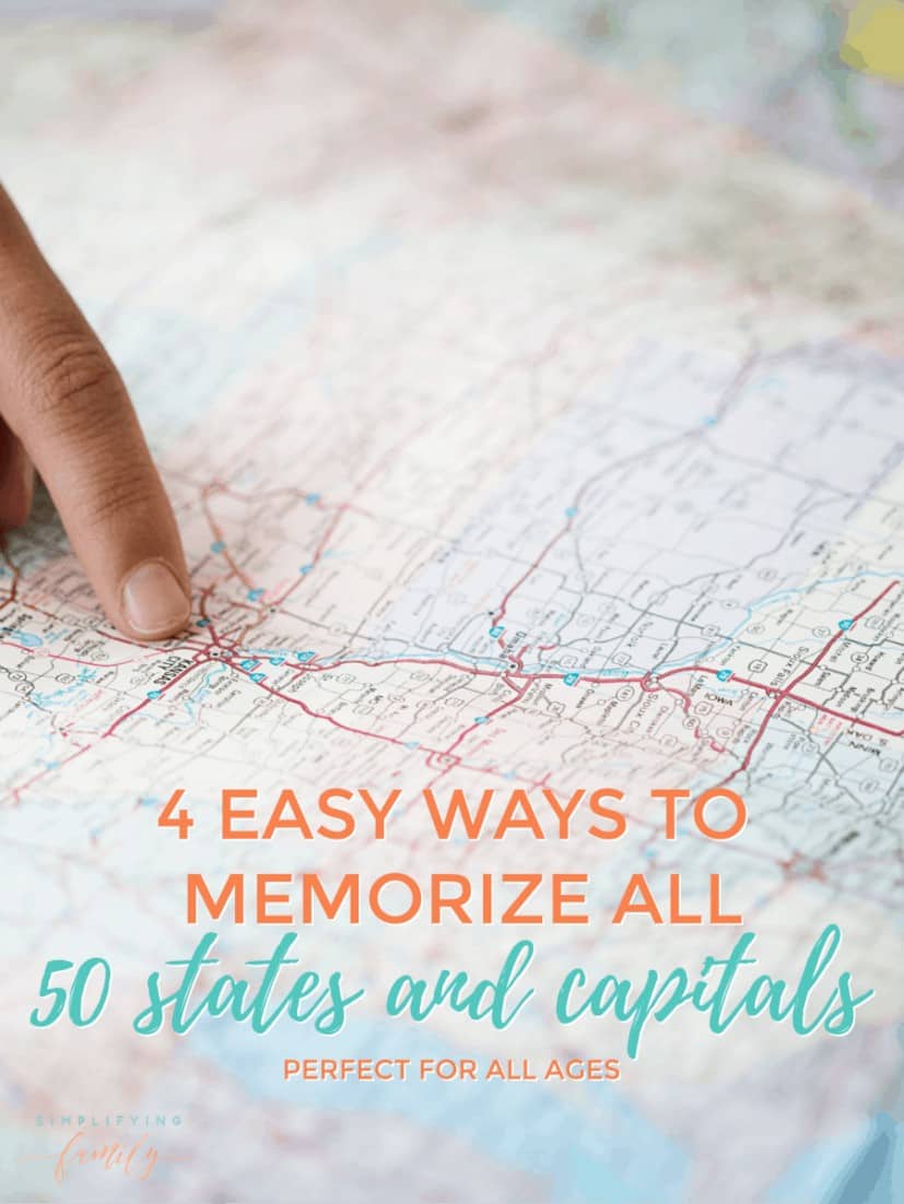 4 Easy Ways to Memorize the 50 States and Capitals 1