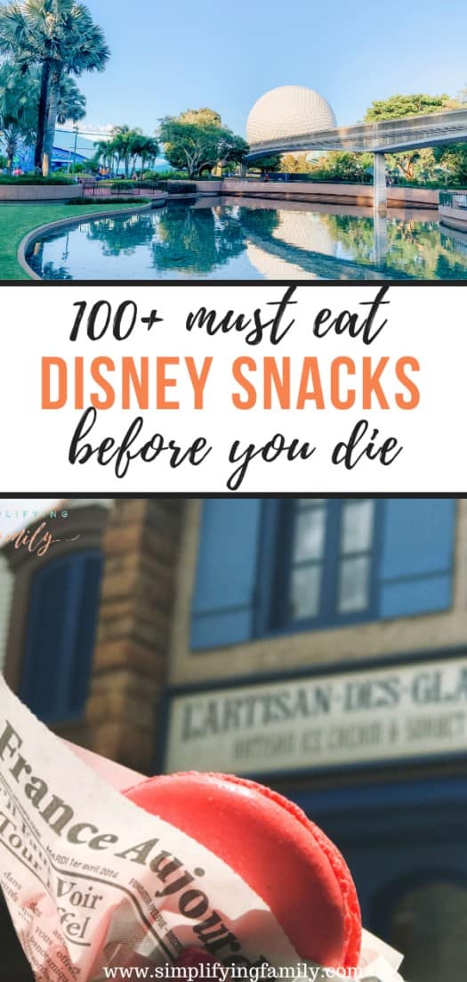 100 + Delicious Must Eat Disney Snacks Broken Down By Disney Park 1