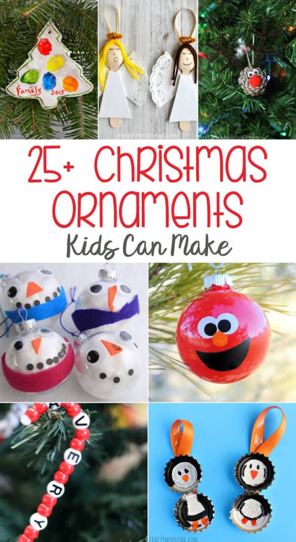 28 Easy and Fun Christmas Ornaments Kids Can Make 12