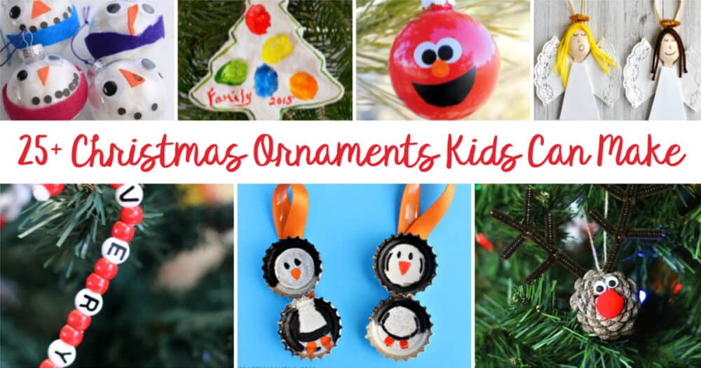 28 Easy and Fun Christmas Ornaments Kids Can Make 2