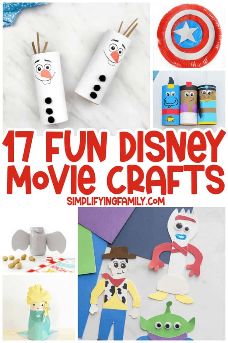 17 Easy Disney Movie Crafts When You Are Stuck Inside 1