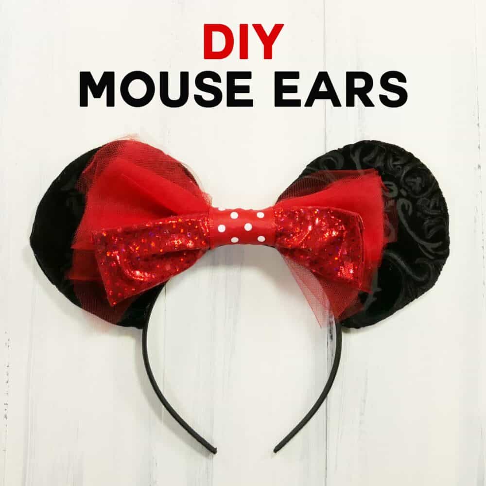 20 Easy DIY Mickey and Minnie Ears for Your Next Disney Vacation 19