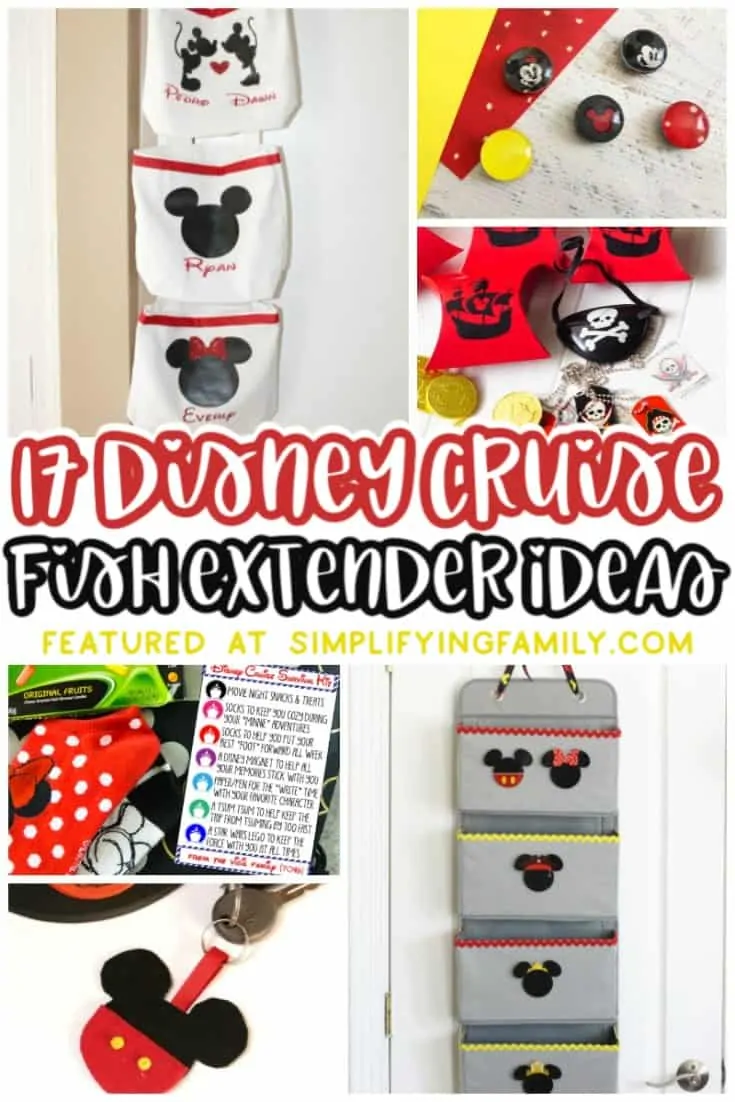 Need fish extender ideas for your Disney Cruise? Here are 17 Disney Cruise fish extender ideas that are sure to bring back fond memories for years to come. #disneycruise #fishextenderideas #DIYfishextenders #disneycruisefishextender