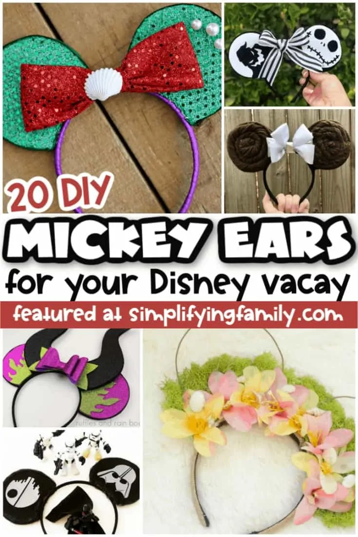 DIY Mickey and Minnie Ears