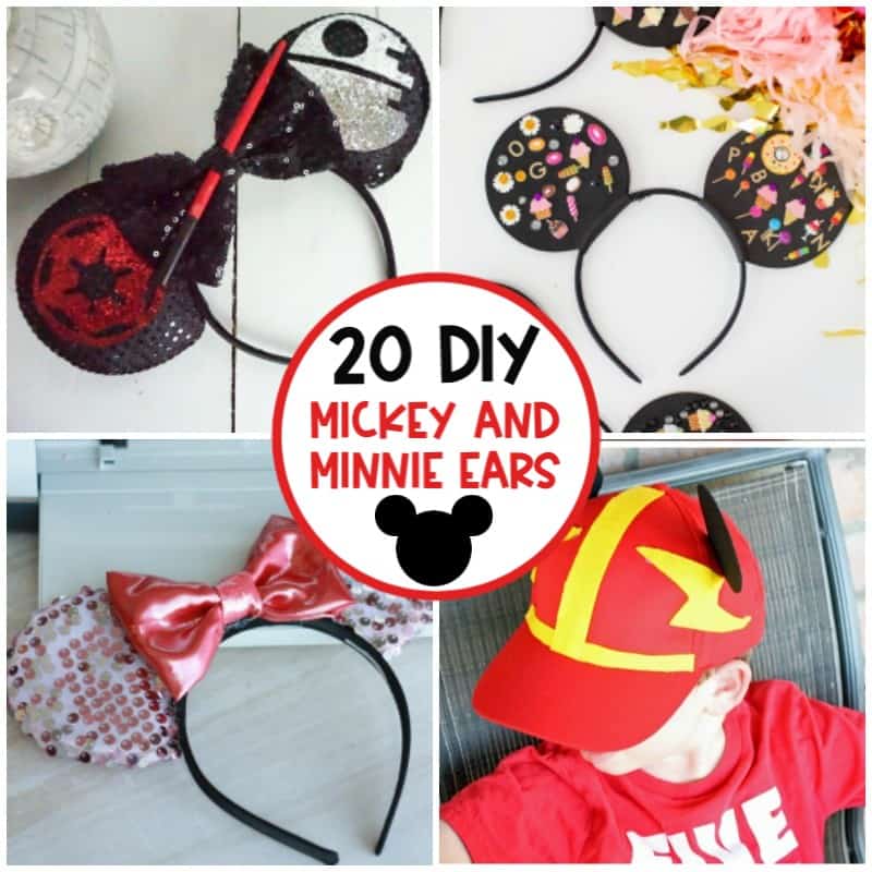 20 Easy DIY Mickey and Minnie Ears for Your Next Disney Vacation