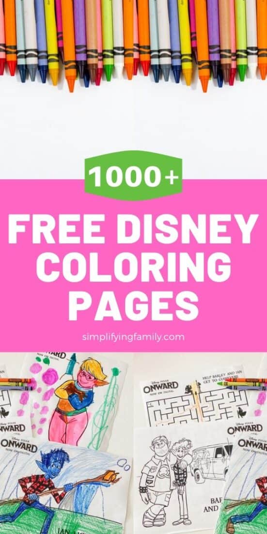 free Disney Coloring Pages