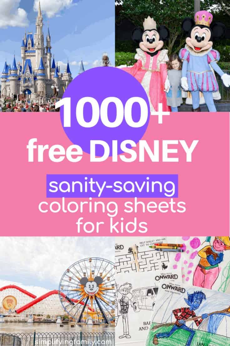1000 Free Disney Coloring Pages For Kids