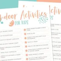 Indoor Activities for Kid When they are bored