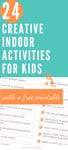 creative indoor activities for kids