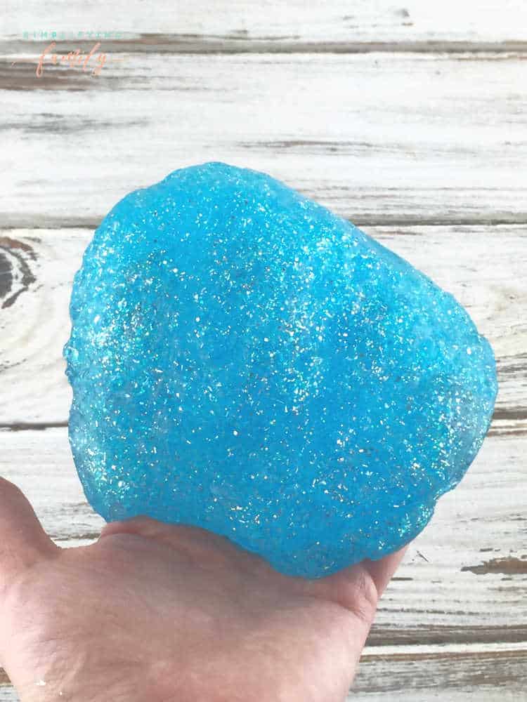 Awesome Frozen Slime Recipe with Glitter Glue 15