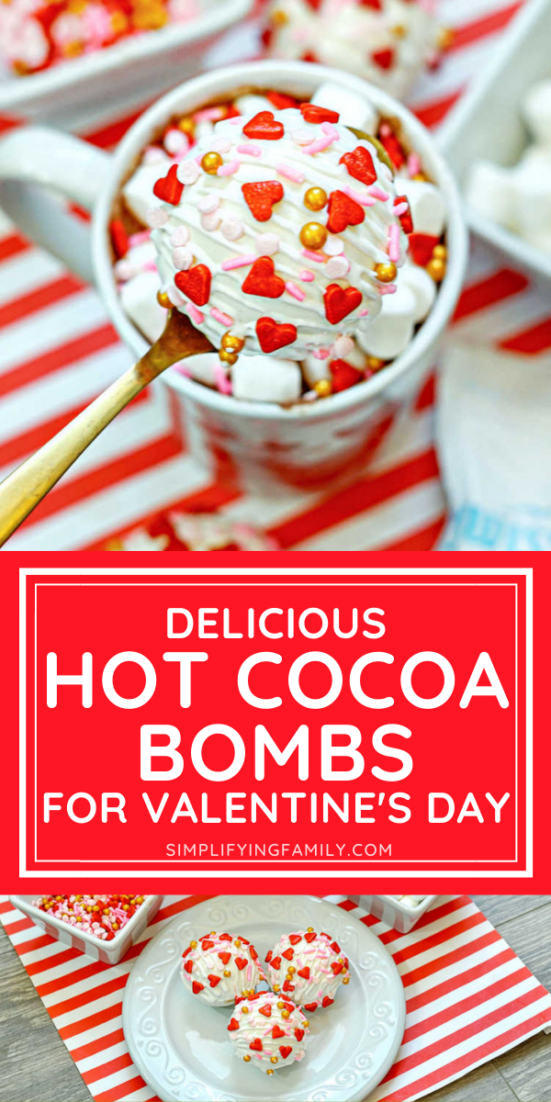 Delicious Hot Cocoa Bombs for Valentine's Day 1