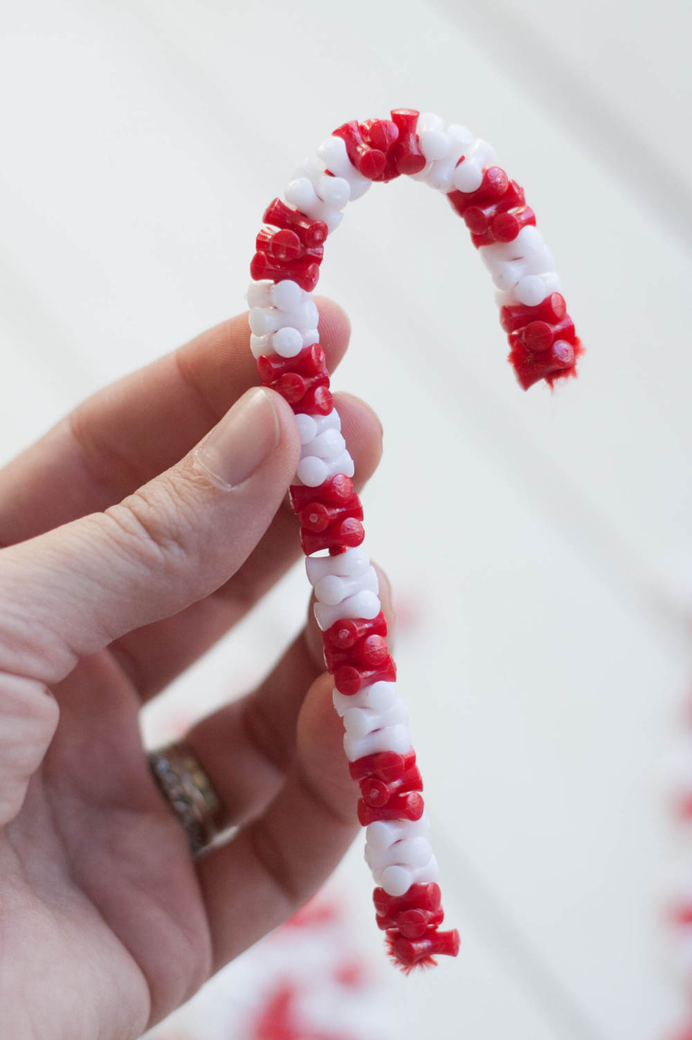 Easy DIY Candy Cane Christmas Craft with 3 Supplies 3