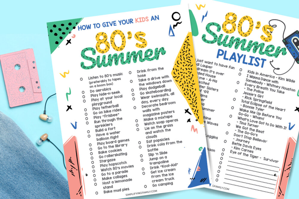Create A Carefree 80's Summer For Your Kids 6
