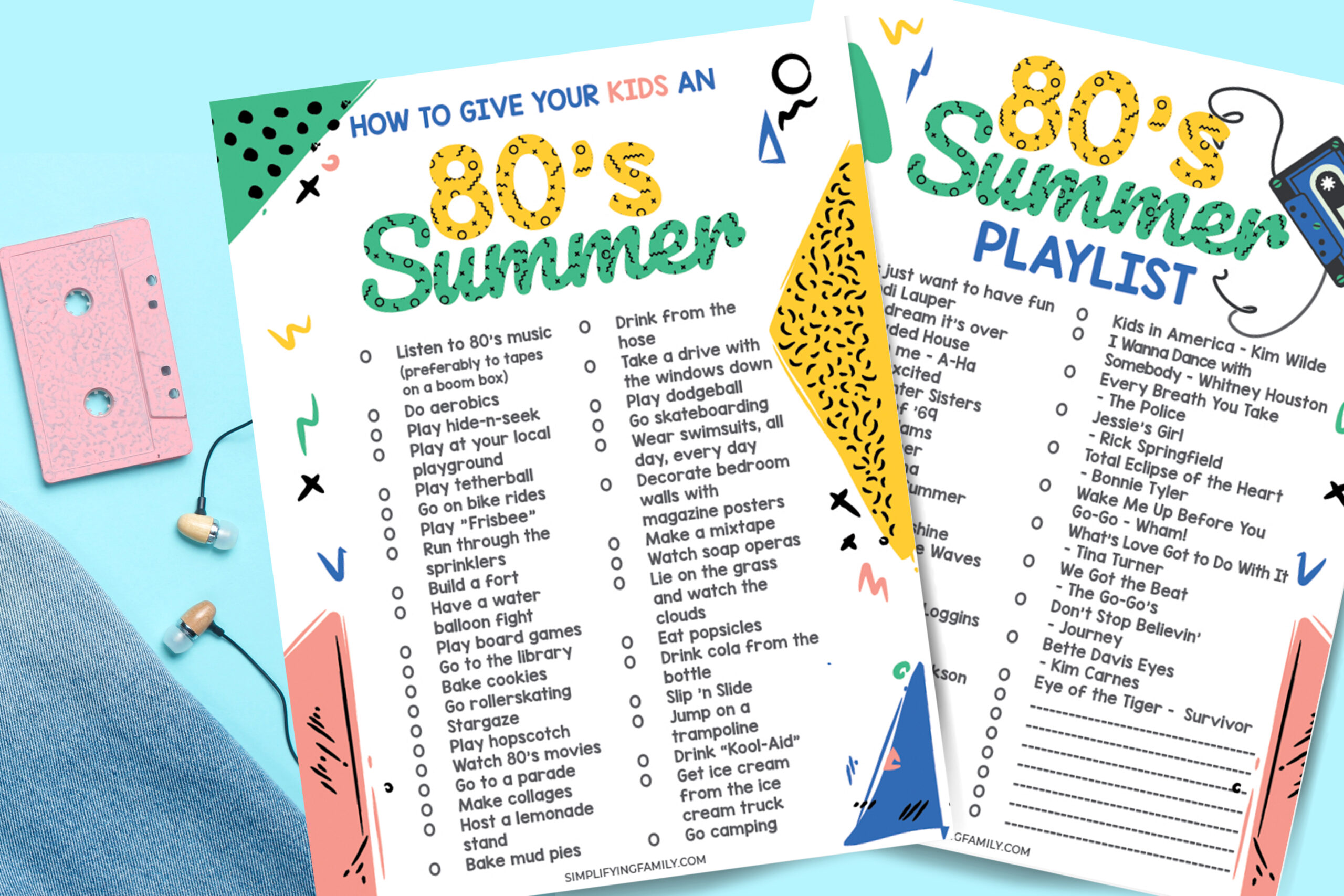 Create A Carefree 80’s Summer For Your Kids