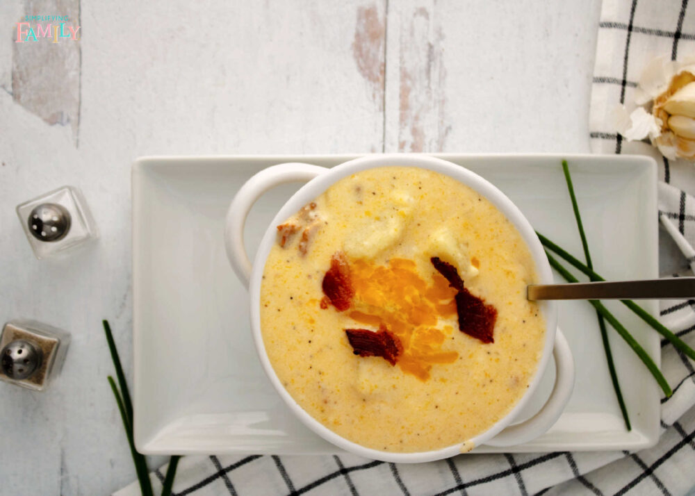 warm and cozy potato soup recipe